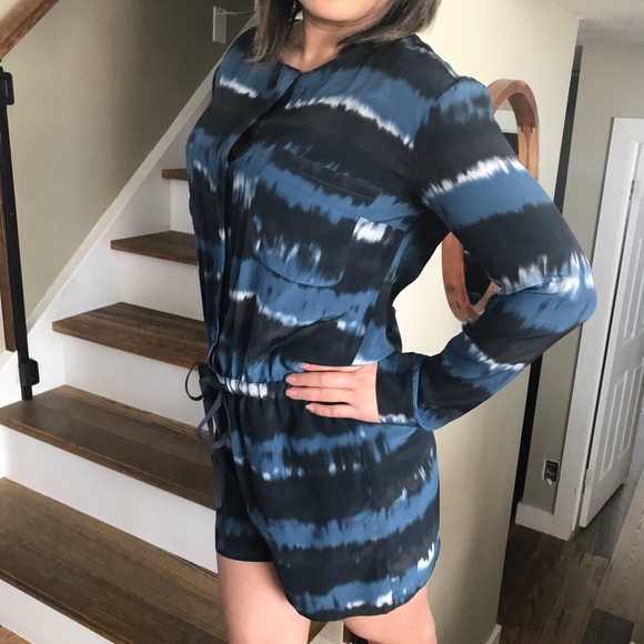 Charlie Jade 100% silk romper jumpsuit POCKETS XS - Picture 15 of 16